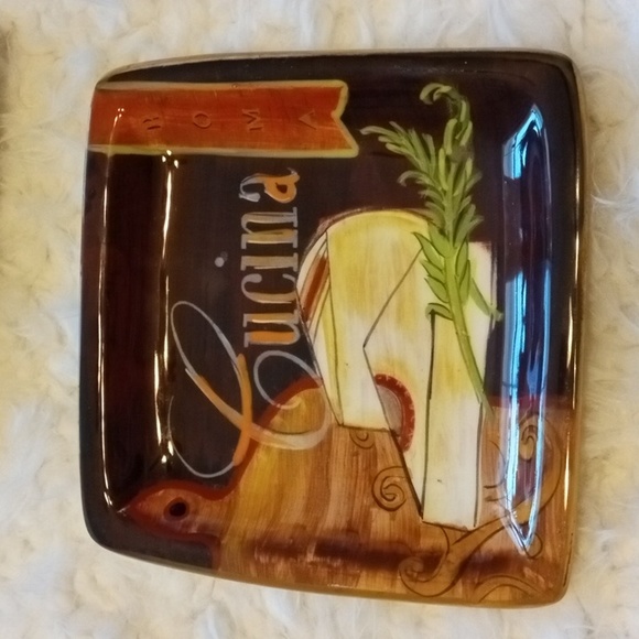 Pier 1 4 pc Cucina Appetizer/ dessert plates - Picture 3 of 14